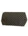 Labels Resale Boutique vintage Gucci Guccissima canvas shoulder bag in dark brown and black with signature monogram