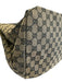 Labels Resale Boutique vintage Gucci Guccissima canvas shoulder tote bag in dark brown and black with leather trim