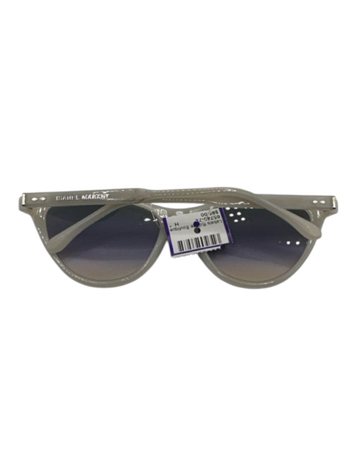 Labels Resale Boutique Isabel Marant off white cat eye polarized sunglasses with gradient lenses