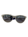 Labels Resale Boutique Isabel Marant off white cat eye polarized sunglasses with round frames